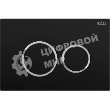 Кнопка смыва BAU Dream для инсталляции, черный матовый