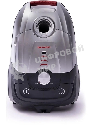 Пылесос Sharp ECJB19RS серебристый, 350/1900 Вт, уборка сухая, пылесборник мешок 2.3 л
