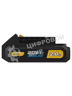 Аккумулятор Deli DL-DC20A2 (2А*ч, 20В, Li-ion)