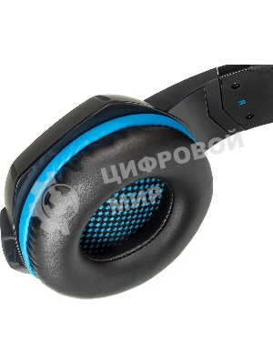 Гарнитура Sven AP-U980MV синий-чёрный, проводная, USB