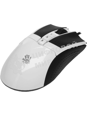 Мышь проводная A4Tech Bloody W90 Max белый/черный, 10000 dpi, USB, кнопки - 10