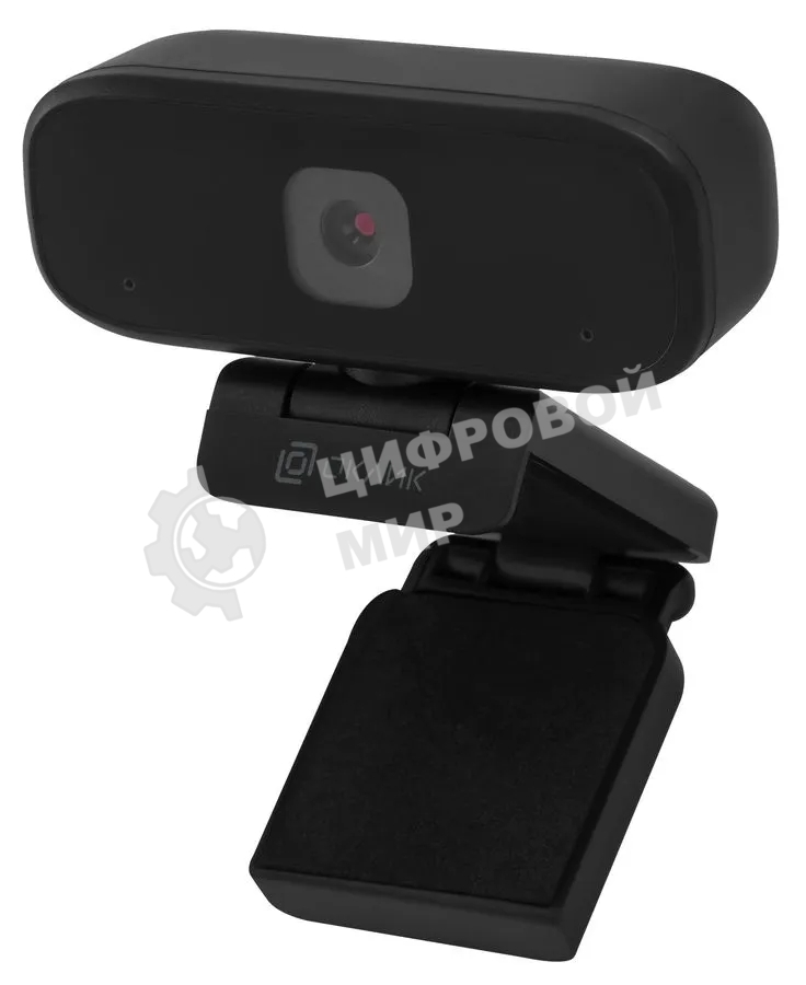 Веб-камера OKLICK OK-C015HD 1280x720, 30 кадр/с, USB Type-A, микрофон, ручная фокусировка, универсальное крепление