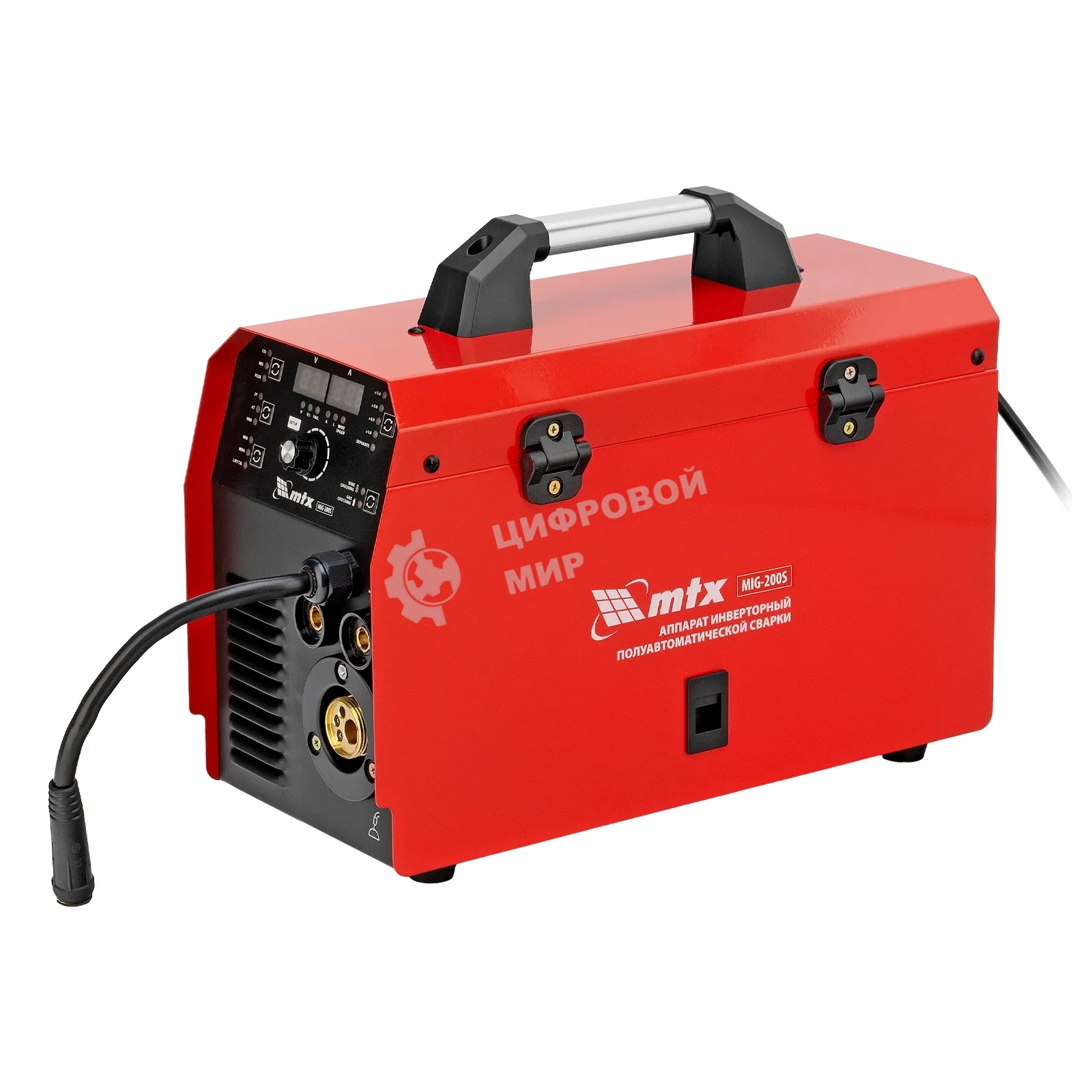 Аппарат инвертор. полуавтомат. cварки MTX MIG-200S, 200A, ПВ 60%, катушка 5 кг