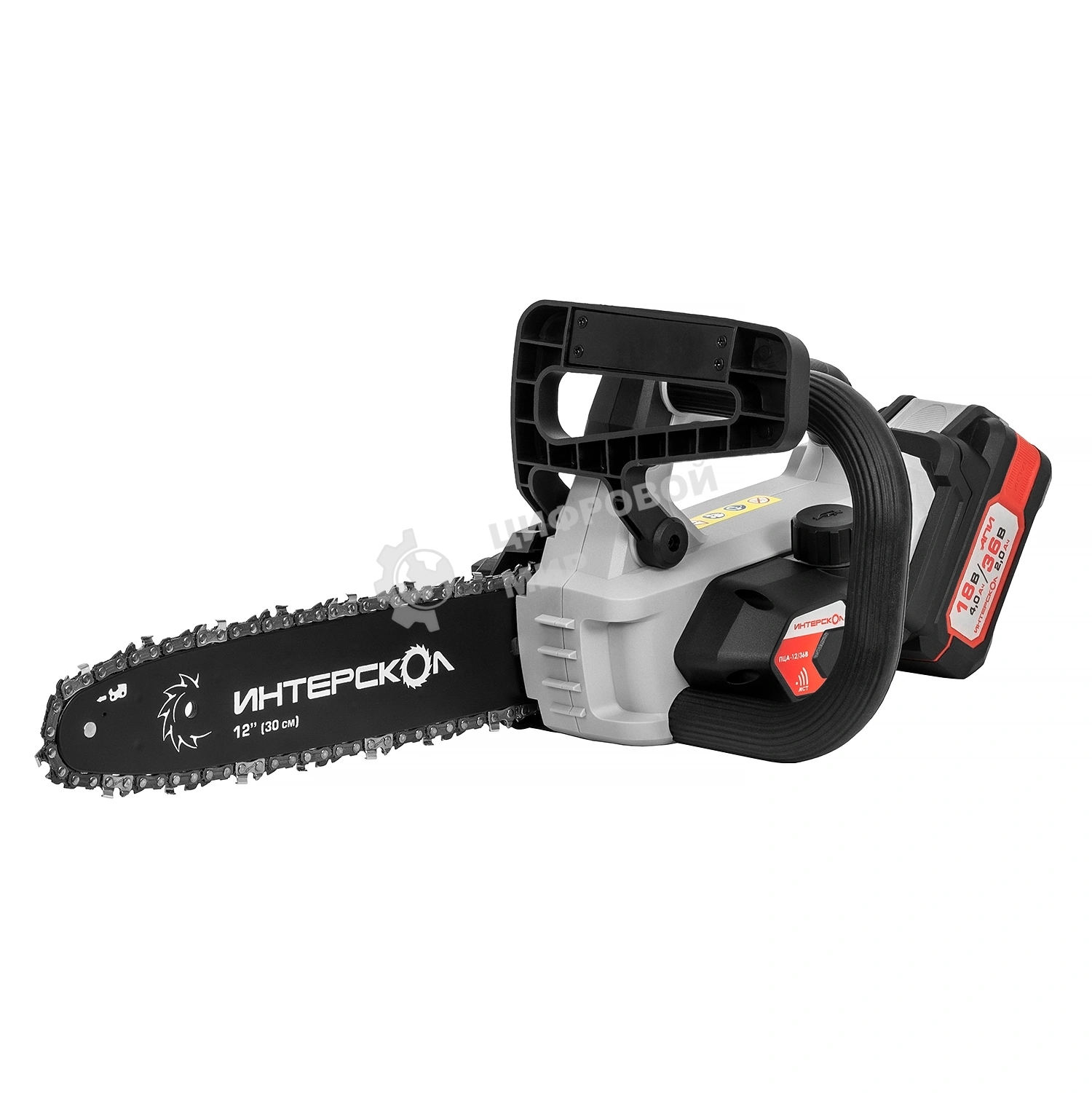 Цепная пила PCA-12/36V 824.2.2.70 ИНТЕРСКОЛ