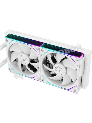 Система жидкостного охлаждения Thermalright Core Matrix 240 Vision (240мм, LED, White, ARGB/Fans: 2x120мм, 68.9CFM, 28.2dBA, 2000RPM/Pump height 64.4мм, Rad thickness 27мм/S: 1700, 1200, 1851, 115X, AM5, AM4)
