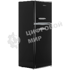 Холодильник Ascoli ARDFRB120 черный двухкамерный 84/36л морозилка сверху