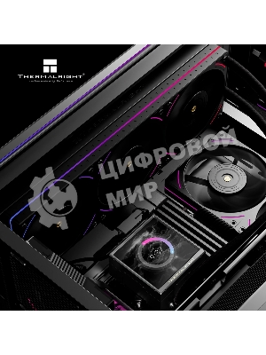 Система водяного охлаждения Thermalright Peerless Vision 360 UB Soc-AM5/AM4/1200/1700/1851 черный 4-pin 28.1dB Al Ret (P-VISION-UB-360-BL-ARGB)