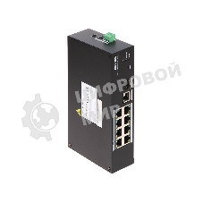 Коммутатор Hikvision DS-3T1310P-SI/HS(O-STD), 8×100 Мбит/с PoE+ + 1×1 Гбит/с Uplink + 1×1 Гбит/с SFP, настраиваемый