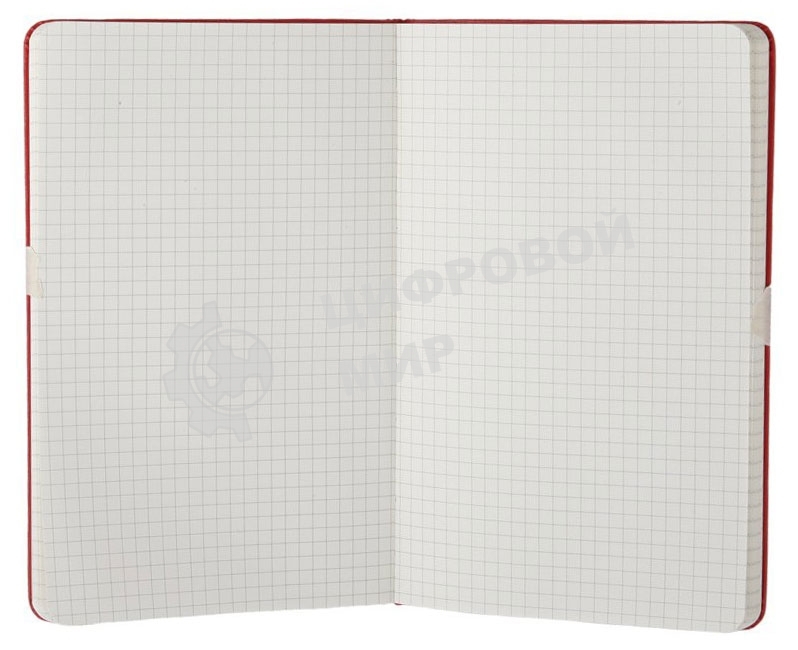 Блокнот Moleskine CLASSIC QP061R Large 130х210мм, 240 страниц, клетка, твердая обложка, фиксирующая резинка, красный
