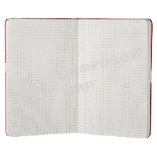 Блокнот Moleskine CLASSIC QP061R Large 130х210мм, 240 страниц, клетка, твердая обложка, фиксирующая резинка, красный
