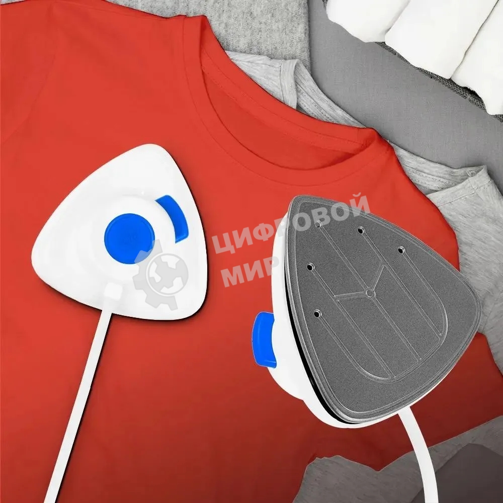 Отпариватель Kitfort КТ-9131-3 белый/синий, 800 Вт, 12 г/мин, 50 мл