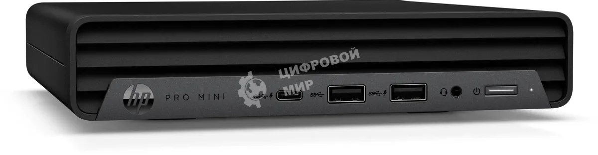 Мини ПК HP ProDesk 400 G9 Mini i3 13100T (2.5) 8Gb SSD 256Gb UHDG 730 Free DOS GbitEth WiFi BT 90W мышь клавиатура черный (935X8EA)