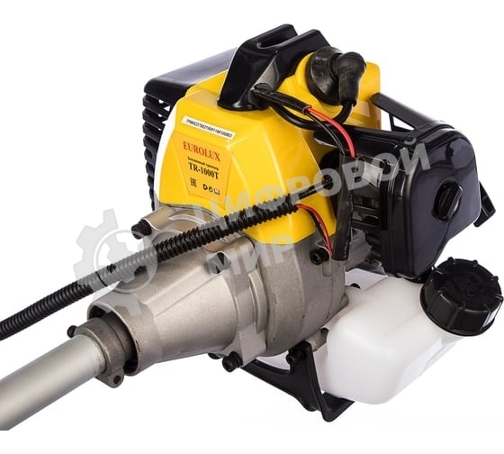 Бензиновый триммер Eurolux TR-1000T 70/2/15 2-х такт,1 кВт, ширина 255мм, бак 700мл, 7 кг