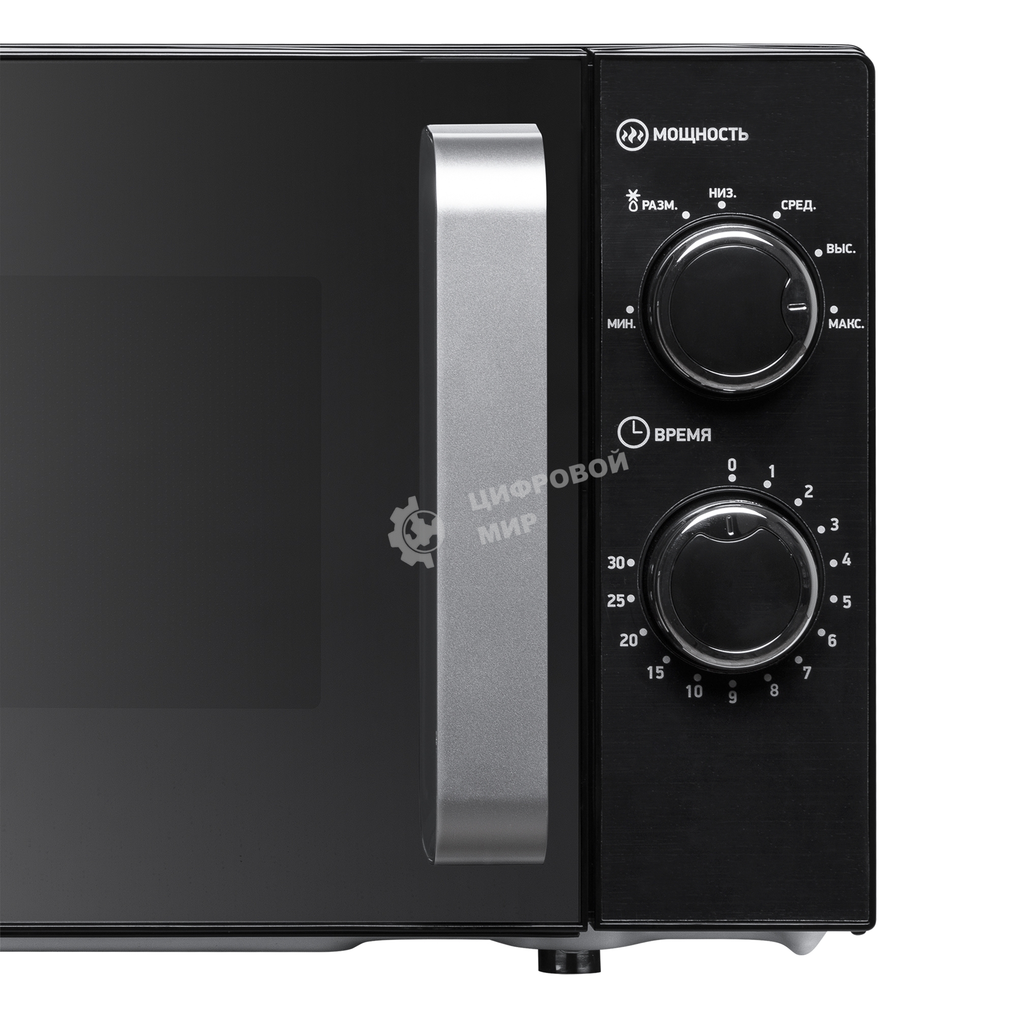 Микроволновая печь BBK 20MWS-776M/B-M черный, 20 л, 700 Вт, переключатели - поворотный механизм