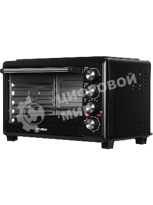 Мини-печь Hyundai MIO-HY086 38 л, 1600 Вт, черный