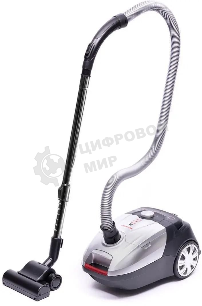 Пылесос Sharp ECJB19RS серебристый, 350/1900 Вт, уборка сухая, пылесборник мешок 2.3 л