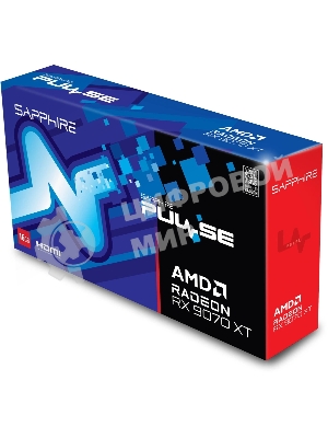 Видеокарта Sapphire PCI-E 5.0 11348-03-20G PULSE AMD RADEON RX 9070 XT GAMING 16Gb AMD Radeon RX 9070XT 16Gb 256bit GDDR6 2400/20000 HDMIx2 DPx2 HDCP Ret