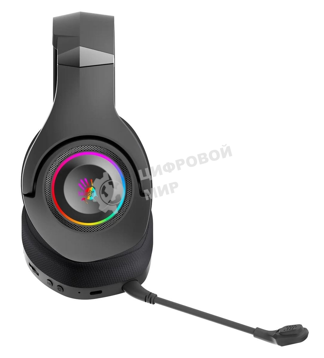 Наушники с микрофоном A4Tech Bloody GR270 черный 1.5м мониторные BT/Radio оголовье