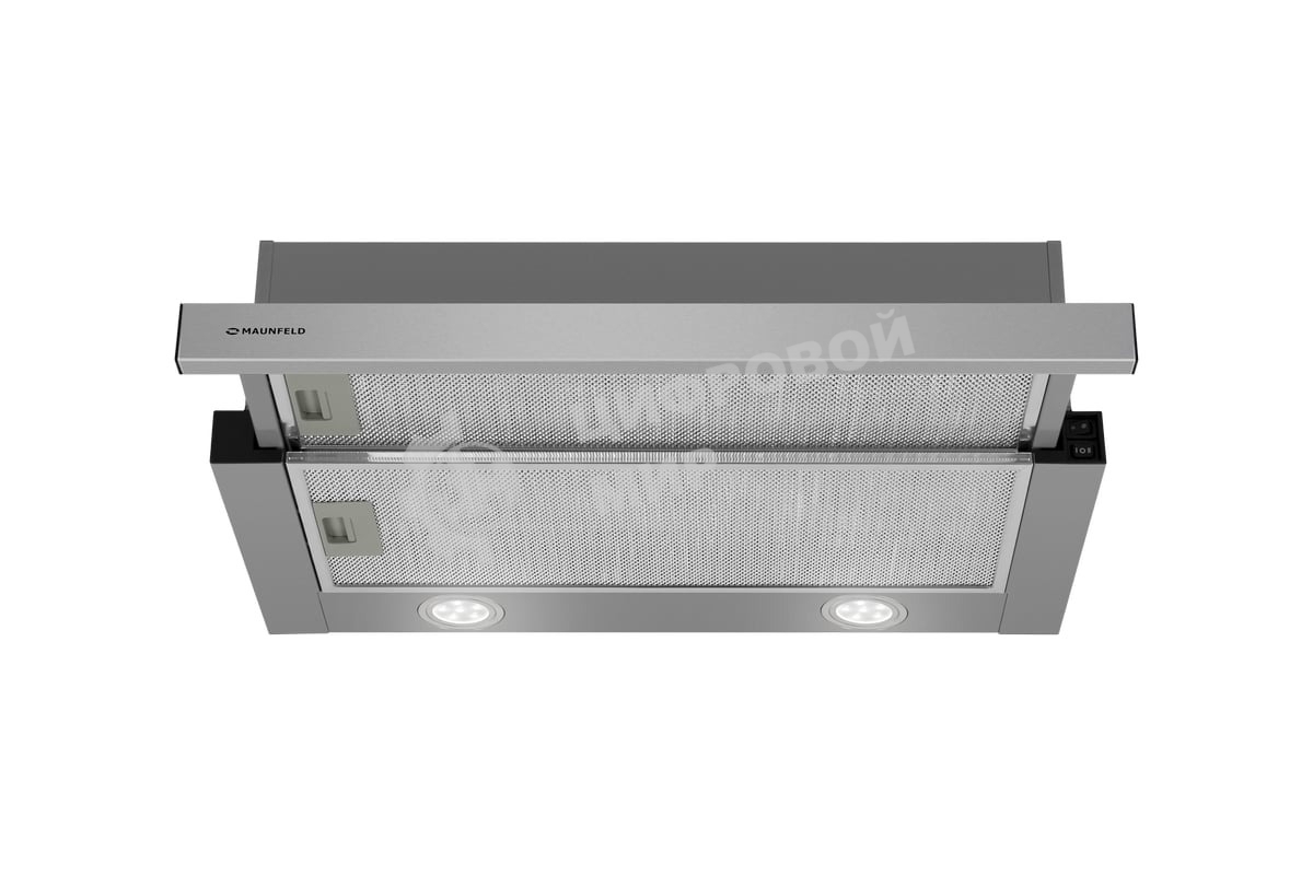 Вытяжка встраиваемая Maunfeld VS Fast 60 нержавеющая сталь, 60 см, 850 куб. м/ч, 47 дБ