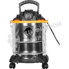 Строительный пылесос Вихрь СП-1500/20 72/19/1 серый металлик/оранжевый, 1500 Вт, уборка сухая/влажная/выдув, пылесборник мешок, 20 л