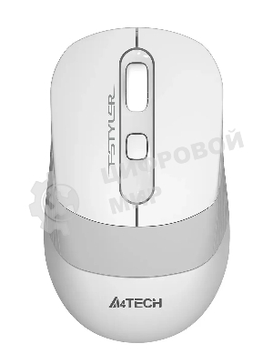 Комплект клавиатура+мышь A4Tech FStyler FG1010S беспроводной, USB, 2000 DPI, белый/серый