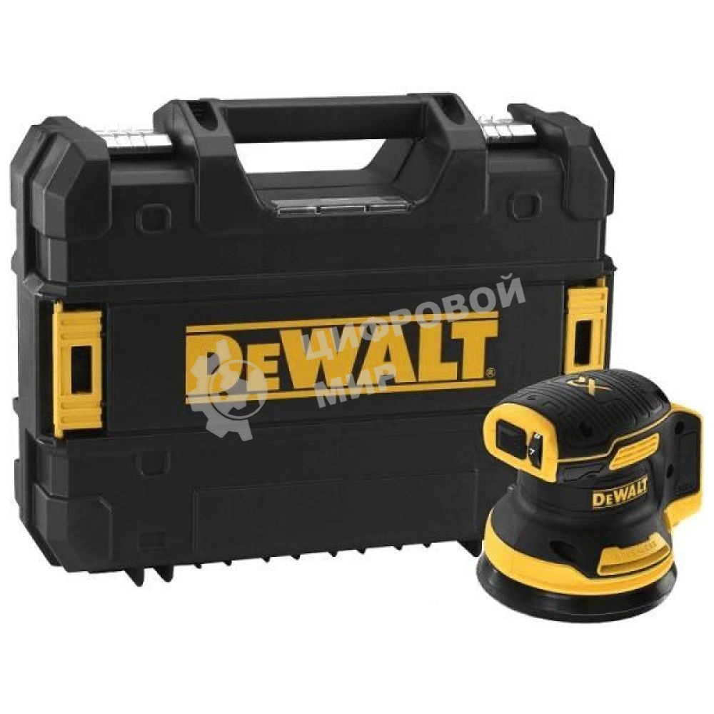 Эксцентриковая шлифовальная машина DeWalt DCW210NT-XJ D125мм аккум. жестк.кейс
