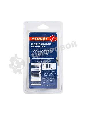 Цепь PATRIOT 91LP-56E, 3/8 1.3 56 звеньев, чизель, PROFESSIONAL (блистер)