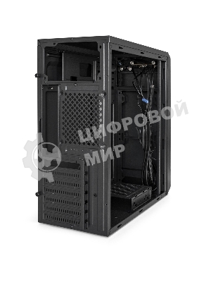 Компьютерный корпус Miditower ExeGate XP-332UC-UNS350 (ATX, БП UNS350 с вент. 12см, 2хUSB 3.0/1хTypeC, аудио, черный)