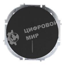 Выключатель проходной 1-кл. СП OSEN 10А IP20 с подсветкой механизм черный бархат LEZARD 743-4288-114