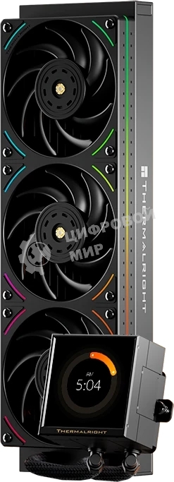Система водяного охлаждения Thermalright Peerless Vision 360 UB Soc-AM5/AM4/1200/1700/1851 черный 4-pin 28.1dB Al Ret (P-VISION-UB-360-BL-ARGB)