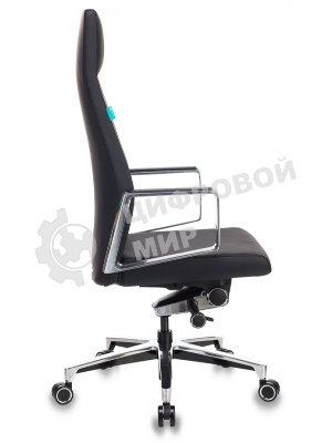 Кресло Бюрократ JONS/BLACK черный, кожа