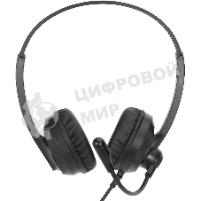 Гарнитура Oklick HS-M500 чёрный, проводная, USB