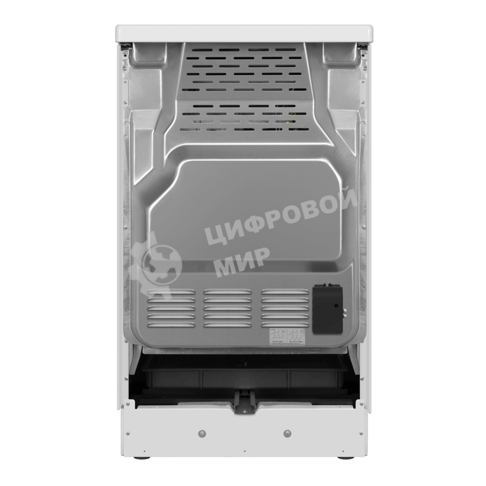 Плита электрическая Maunfeld MEC55CW07 белый, конфорок 4 шт, духовка 60 л, 50 см x 85 см x 60 см