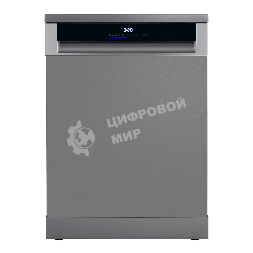 Посудомоечная машина Maunfeld MWF60331S Inverter, нержавеющая сталь, 59.8 см, 14 компл., 42 дБ, класс A+++