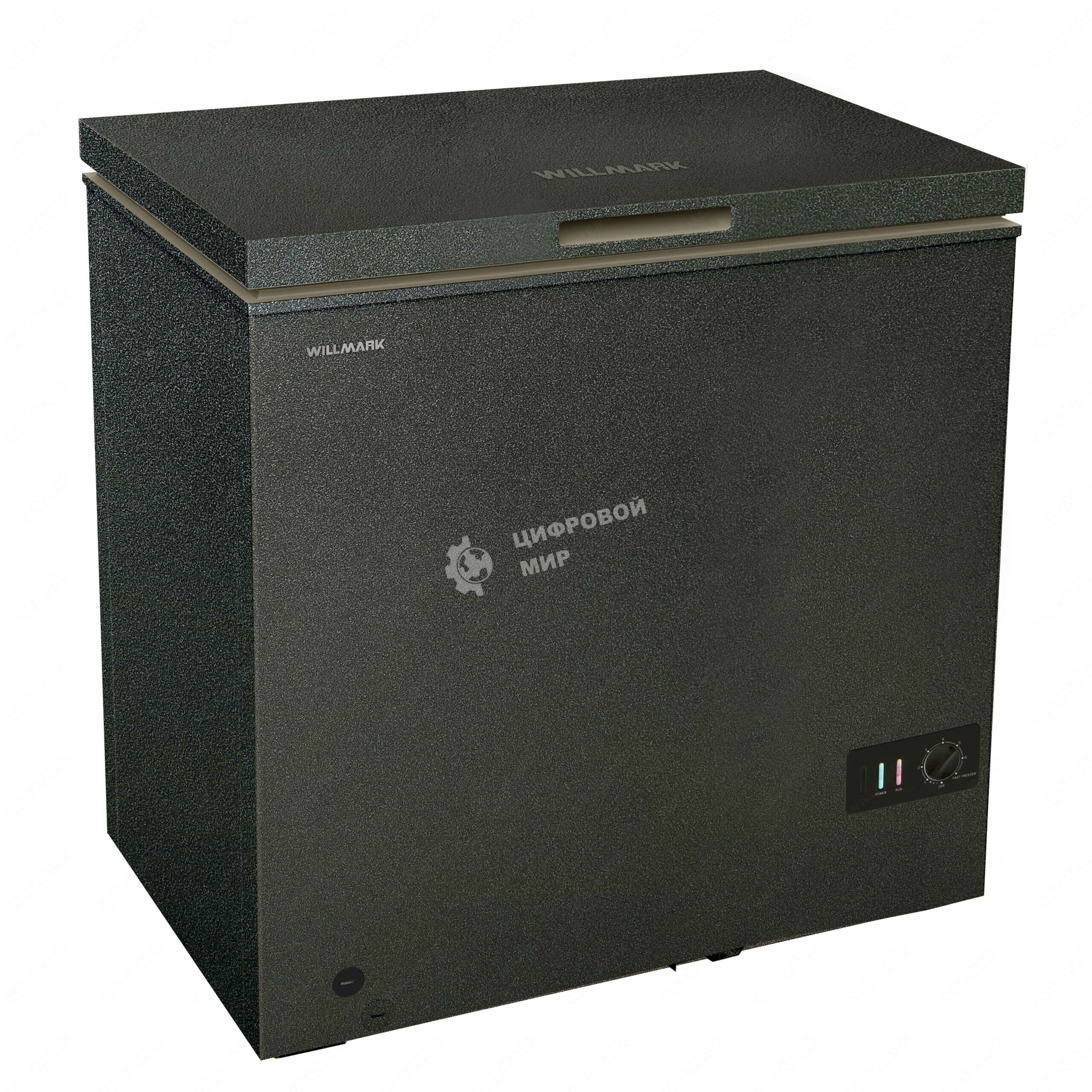 Морозильный ларь Willmark CF-380BS черный, 330л