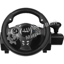 Игровой руль DEFENDER (64067) Rager черн,PC/PS/Xbox/Switch,педали