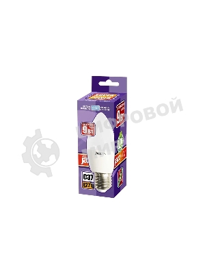 Лампа светодиодная JazzWay PLED-SP C37 9Вт свеча 5000К холодный белый E27 820лм 230В