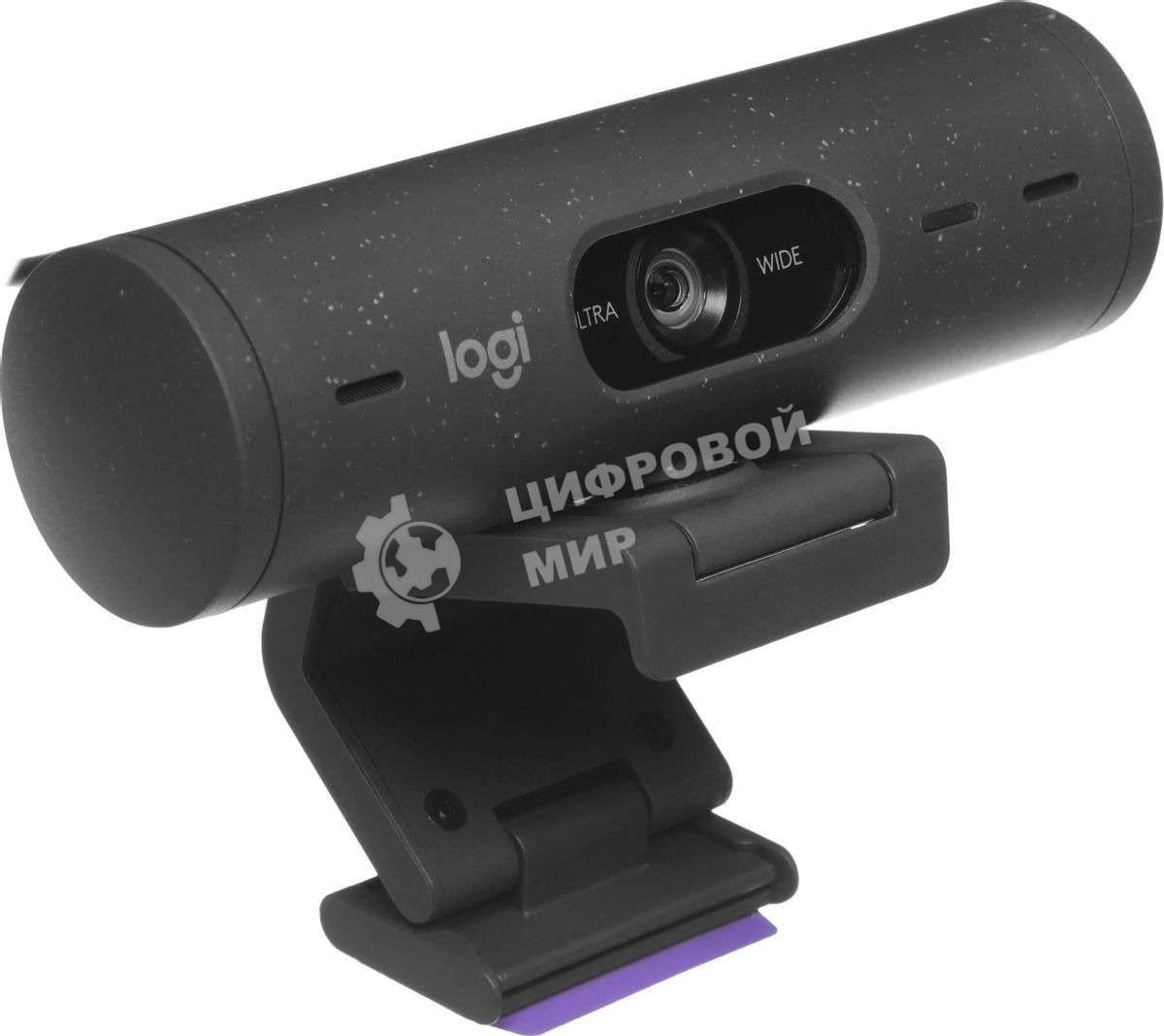 Веб-камера Logitech Brio 500 1920x1080, 30 кадр/с, USB Type-C, микрофон (2 шт, шумоподавление), автоматическая фокусировка, автоосвещение, универсальное крепление
