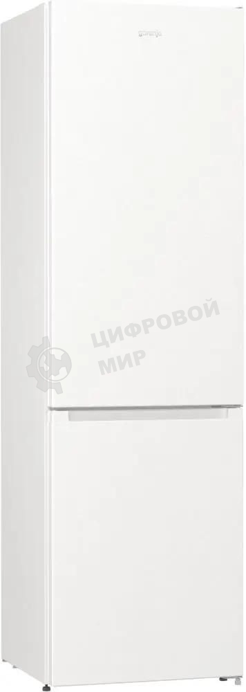 Холодильник Gorenje NRK6201PW4 белый двухкамерный 235/96л морозилка снизу