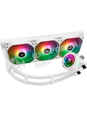 Система жидкостного охлаждения Thermalright Core Vision 360 (360mm, LED, White, ARGB/Fans: 3x120mm, 72.37CFM, 27.7dBA, 2000RPM/Pump height 66mm, Rad thickness 27mm/S: 1700, 1200, 1851, 115X, 2011, 2066, AM5, AM4)