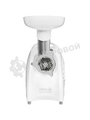 Мясорубка электрическая Аксион М641.02 белый, 2000 Вт, 3 кг/мин, реверс, защита от перегрузки, насадки - 6