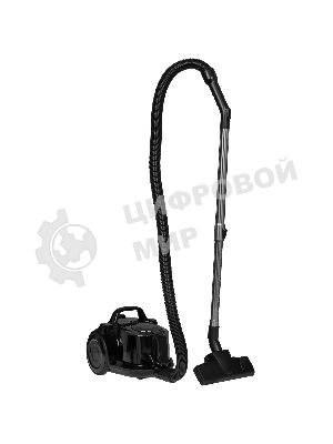 Пылесос Hyundai HYV-C5455 черный, 380/2200 Вт, уборка сухая, пылесборник контейнер 2.5 л