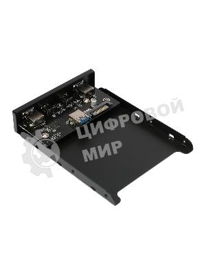 Планка на переднюю панель Gembird FP3.5-USB3-2A2C, USB, 2xUSB-A 3.0 + 2xType-C, 3.5