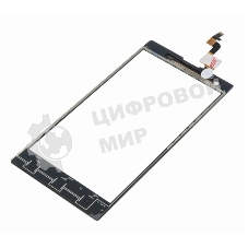 Сенсорное стекло (тачскрин) для Fly IQ4511 Tornado One Octa, черное
