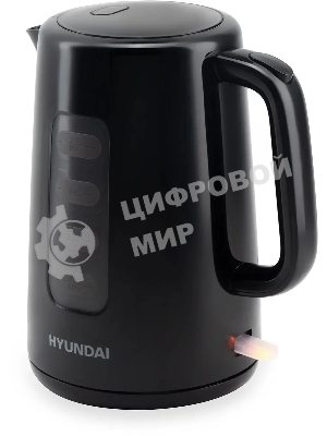 Чайник электрический Hyundai HYK-P2501 2.5л. 2200Вт черный (корпус: пластик)