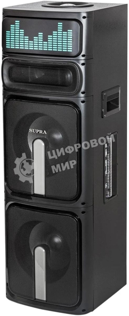 Минисистема Supra SMB-2050, 180Вт, FM USB BT SD, черный