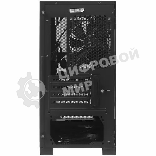 Компьютерный корпус Montech AIR 100 LITE черный без БП mATX 2x120мм 1xUSB2.0 2xUSB3.0 audio bott PSU