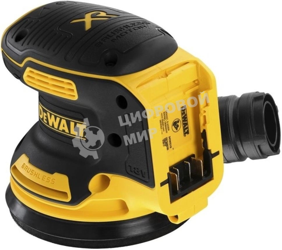 Эксцентриковая шлифовальная машина DeWalt DCW210NT-XJ D125мм аккум. жестк.кейс