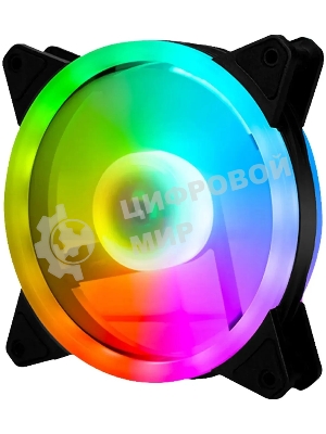 Вентилятор для корпуса Bloody BD-CF120ARGb4 ARGb черный, 120 мм, 1600 об/мин, 26 дБ, 4 pin