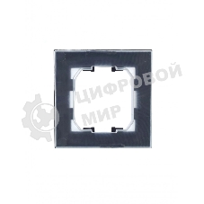 Рамка 1-местная IEK BRITE РУ-1-БрМ-44 IP44 маренго